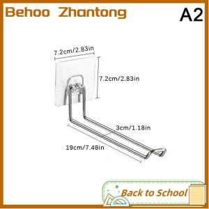 Behoo Wall-mounted Hanger Storage Foldable Clothes Hanger Rack Windproof Anti-slip