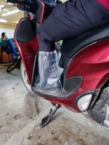 combo 10 đôi ủng đi mưa trong suốt bọc giày đi mưa nhựa nilon