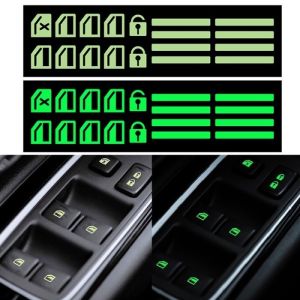 SSJ Stiker Tombol Stiker Panel Tombol Jendela Pintu Mobil Sticker Glow in Dark Luminous
