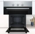 (BOSCH) ซีรีย์ 2 เตาอบแบบติดตั้งฝัง 60 x 60 cm Stainless steel รุ่น HBF011BR0T. 