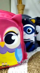 Tas Ransel Anak Sekolah Tas 3 Dimensi Motif Hewan Lucu Backpack School Bonus Rain Cover Dan Tempat Pensil Tas 3 Dimensi
