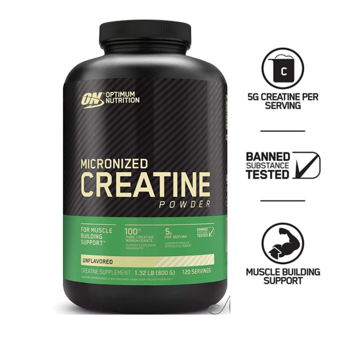 EXPIRY Q1 2025 OPTIMUM NUTRITION Micronized Creatine Powder 300g / 600g