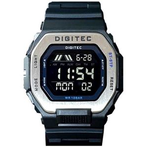 JAM TANGAN DIGITEC ORIGINAL - JAM DIGITEC DG-5050MDAH JAM DIGITEC DG5050 JAM DIGITEC 5050 JAM DIGITEC DG5050MDAH - Men LA - Resin - Hitam - Diameter 5 CM - Jamdunia / Jam dunia JD18 JAM TANGAN PRIA JAM PRIA JAM TANGAN ANTI AIR #