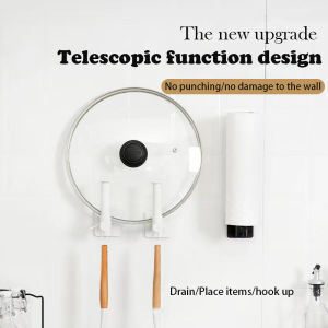 Paper Organizer For Kitchen Holder Home Multifunctional Hook Punch-Free Non-Marking