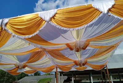 (HARGA PER METER PERSEGI) plafon tenda pesta / plafon terop / plafon layos