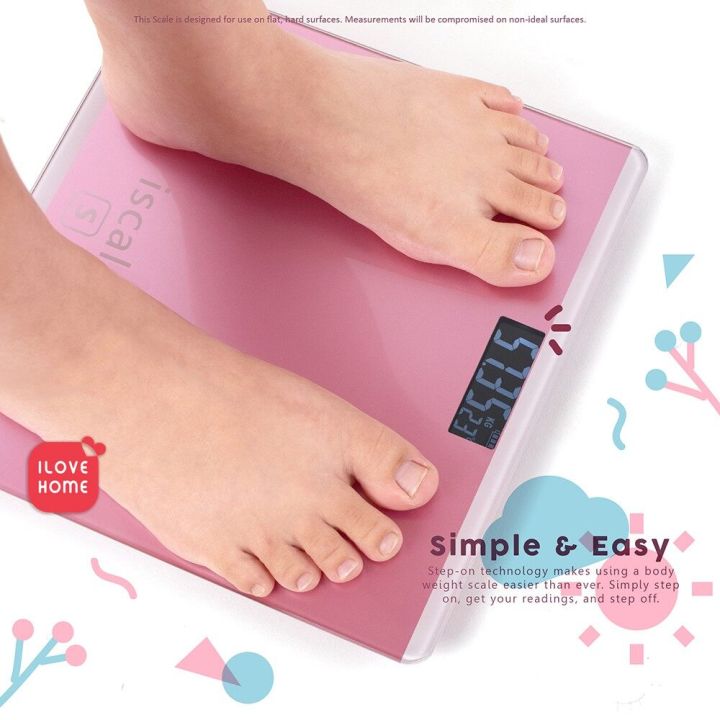 HOMEKARE%20%5BFREE%20BATTERY%5D%2026cm%20Digital%20Body%20Weight%20Bathroom%20Scale%20LCD%20Display%20Smart%20Weight%20With%20Temperature%20Function%20Health%20Weighting%20Floor%20-%20Image%208