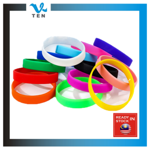 202x12x2mm Waterproof Silicon Wristband Wrist Band Bracelet 硅胶手环 Wristband Getah Wristband Gelang Tangan event Wristband Swimming Pool Wristband Event Water Park Ticket