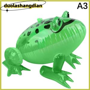 [Duola] ของเล่นรูปสัตว์เป่าลมรูปกบกระโดดได้สีเขียวเรืองแสงได้ของเล่นรูปสัตว์รูปคางคกสำหรับงานเลี้ยงวันเกิดของตกแต่งงานแต่งงาน