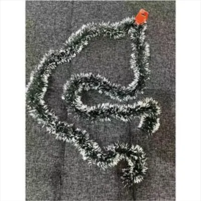 KOZY.ID – Slinger Rumbai Tinsel Metalik 2 Meter Diameter 5 cm Dekorasi (Polos / Campur / Motif)