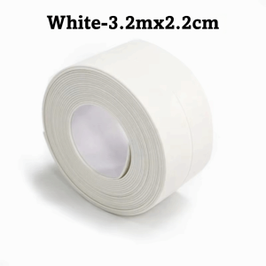 JACAUY Tape Caulk Strip PVC Sealing Tape Self Edge Seal Gap Self Adhesive Strip Fashion Durable Mold Proof Tape for Kitchen Bathroom