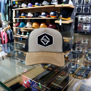 Linkswear Topi pria Jaring Trucker Pria Dewasa Distro Terbaru tan cream