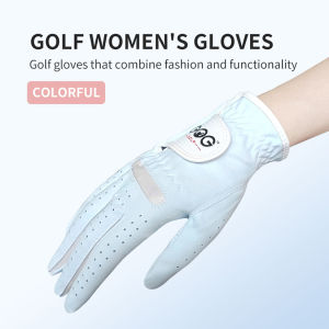 Golf Gloves for Women Lady Girl Professional 1 Pair Pink Blue 2 Colors Fabric Sports Golf Game Ball Tennis Baseball Gift 1 Pair2026