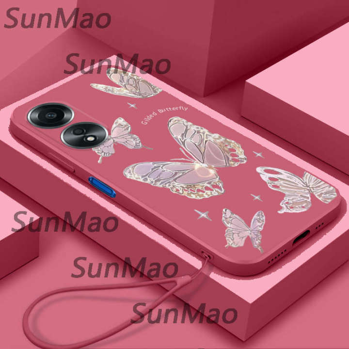 Phone Case Soft Shell OPPO A58 4G Phone case soft shell Butterfly Shell Design | Lazada PH