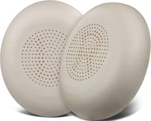 1 Pair Jabra Evolve2 65 Headset Replacement Ear Pads Cushions with Softer Protein Leather Earpad