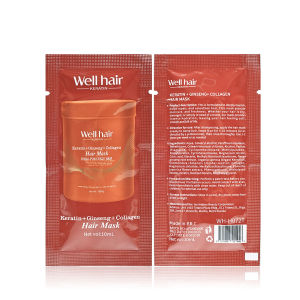 Well Hair Hair Mask Essence Straightening Keratin+Ginseng Maintenance Hair Care Treatment Smooths Out Frizz Silky and Hydrating 1000ml WH-H072