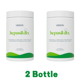 ORIGINAL USANA HEPASIL DTX / Hepa+ Detoxification anti-hangover anti-allergy and fatigue relief.