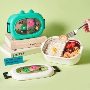 ZYJC MALL Stainless Steel Lunch Box BPA Free Leakproof Food Storage Container Easy To Clean Lightweight Portable Lunchbox Kids