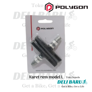 2pcs Karet rem model L polygon v brake kunci L sepeda BMX lipat harga SEPASANG