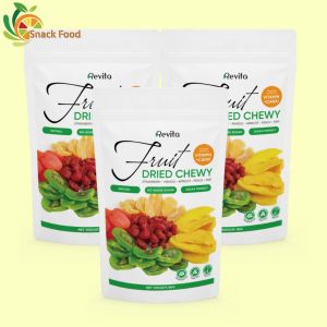 5IN1 Mixed Dried Fruits Dried Strawberry Mango Peach Apricot Kiwi 100% Organic Healthy Snacks