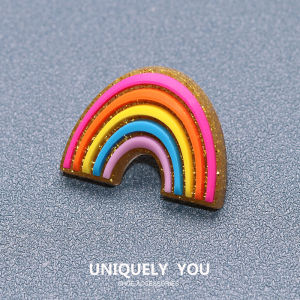 Cross jibbitz shoe charms Hole Shoes Accessories Shoes Flower Pink Series Princess Kiss Rainbow Cartoon DIY shoe Buckle Shining Pink Flamingo shoe Accessories All-Match shoe Accessories