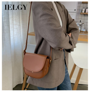 IELGY messenger bag womens fall/winter crossbody saddle bag fashion niche shoulder bag