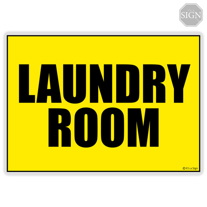 Laundry Room Sign Laminated Signage A4 Size Lazada PH