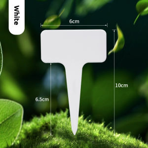T-Type Plant Labels Plastic Waterproof Plant Tags Horticultural Nursery Garden Labels For Planting Seedling Stake Tags