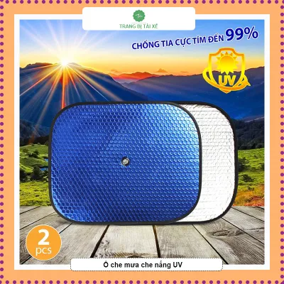 Tấm che nắng ô tô dính kính bằng núm hít. Miếng che nắng ô tô loại cao cấp phủ bạc dầy dặncách nhiệt chống nắng tốt.