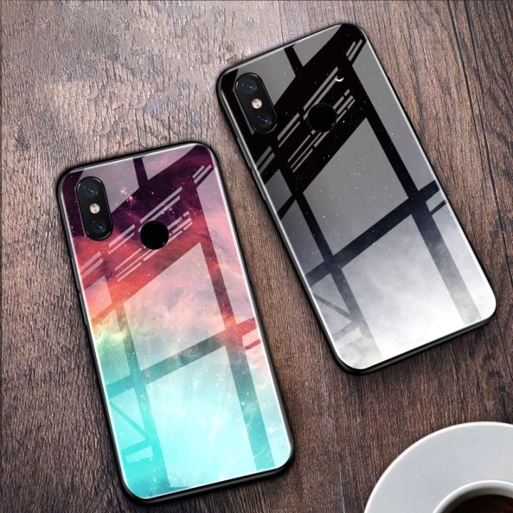 Aweven For VIVO Y11 VIVO Y19 VIVO Y17 VIVO Y12 VIVO Y15 Case, Luxury Star  Space Bumper Tempered Glass Protective Slim Back Cover Phone Case Lazada 