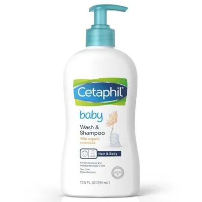 cetaphil baby wash&shampoo calendula 400ml