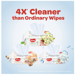 Huggies Baby Wipes Clean Care 80s wet tissue 2 pack / 24 pack