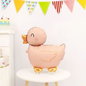 MAELIN Animals 4D Standing Foil Balloons Childrens Toys Walking/pulling Cart Balloons Walking Balloon Gifts with Wheels Self-sealing Animal Balloons Kids Birthday Party Decoration