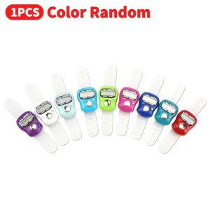 NOBLELUX LED Digital Electronic Finger Counter Random Hand Held Coun Finger Ring Timer High Quality Tally Counter Mini Stitch Marker for Sewing Knitting Weave Tool