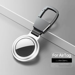 For Apple air tag Tracker  Case Airtag Positioning Anti-Loss Alarm Device Magnetic Key Chain Aluminium Housing