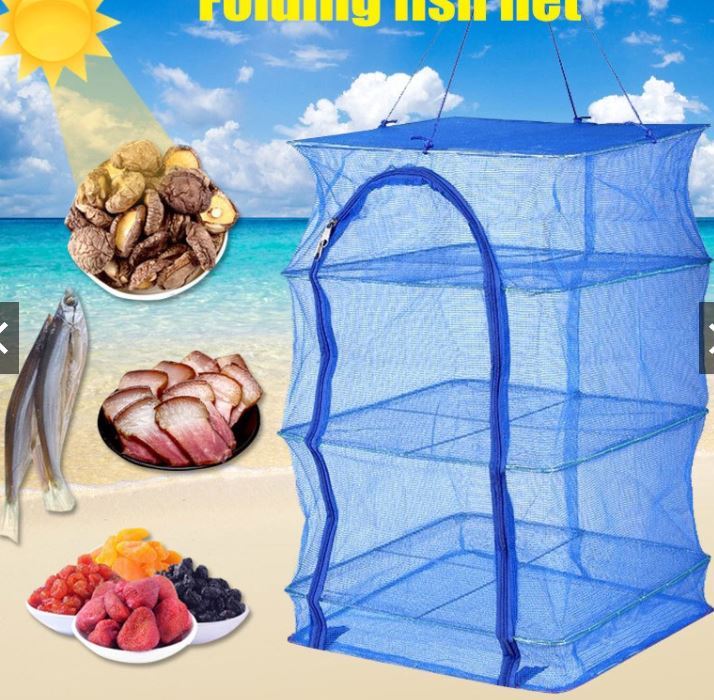 Merkon Foldable net hang dryer kitchen food dryer Layered Drying Rack kitchen strain Lazada PH