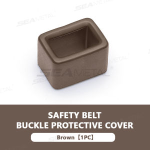 SEAMETAL Car Seat Belt Buckle Protective Cover Silicone Jacket Anti-collision Scratch Fixed Socket Device Interior Protection