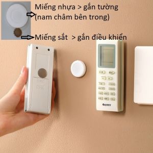 [HCM] Nam châm hít tường treo điều khiển từ xa / remote máy lạnh Giá treo điều khiển từ tính gắn tường -Hesede