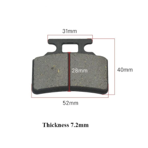 1Pair Universal Ebikle Brake Pads Durable Disk Brake Pads for Electric Bikes Motorcycle