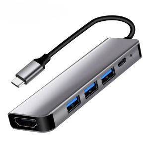 USB C Hub to 4K HDMI-Compatible Splitter USB 3.0 Type C PD Charging Docking Station for MacBook iPad Samsung S20 Dex TV Laptop