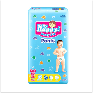 Baby Happy Pants Popok Bayi Celana - Daya Serap Tinggi | Tidak Menyebabkan Iritasi