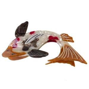 กิ๊บหนีบผมหางม้าแบบหนีบอุ้งผมขนาดใหญ่่รูปปลาวาฬไม่เหมือนใครกิ๊บหนีบจับผมรูปปลาวาฬเครื่องประดับผมประดับผม