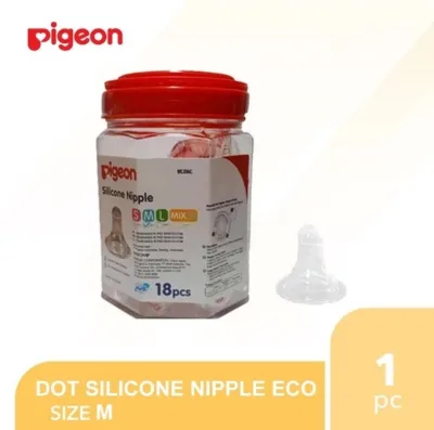 Pigeon Silicone Nipple ECO Size S/M/L - Dot Bayi Pigeon Harga Satuan