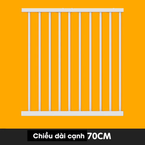 [CAO 78cm] Thanh chắn cửa cầu thang nhà bếp có khóa tự động cao cấp dành cho bé hoặc THÚ CƯNG thanh dày to lắp đặt không cần khoan tường