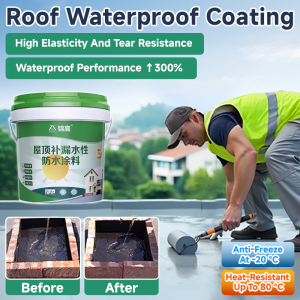 【Weather Resistance/Simple Application】Roof Leak Repair Waterproof Coating Long-Lasting Protection Sun & Frost Proof Sealant For Concrete/Metal Roofs