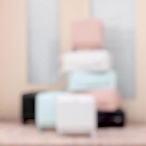 LZD Front Opening Trolley Case Universal Wheel Small Boarding Case Mens and Womens Fashion Luggage Case Child and Mother Luggage Pas Case