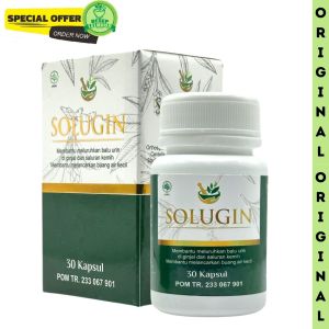 SOLUGIN Obat Herbal Untuk Gejala Batu GinjalKencing Berbusa Dan Saluran Kemih Bpom