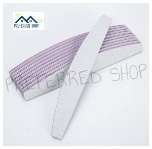 PREFERRED SHOP  Nail Files 100/180 Grit Double Sided Emery Board Nail Buffering Files for Acrylic and Natural Nails