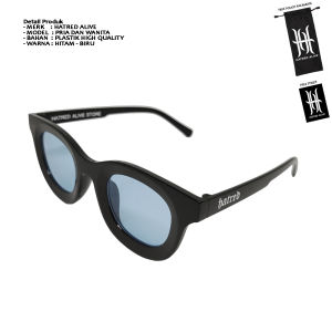Kacamata Distro Clothing Brand HATRED ALIVE Frame Tebal Sunglasses Eyewear Anti Radiasi Local Brand Pria Wanita Warna Berkualitas PREMIUM Code A3