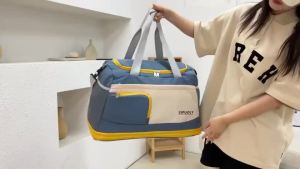 SURFGEAR #C902 Fashionable Two Layered Expandable Travel Bag Large Capacity Duffel Sports Bag