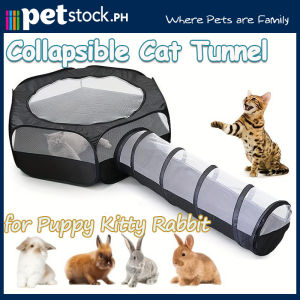 Cat Tunnel for Indoor Cats Collapsible Cat Play Tunnel Interactive Toy Maze Cat House for Cats Puppy Kitty Rabbit